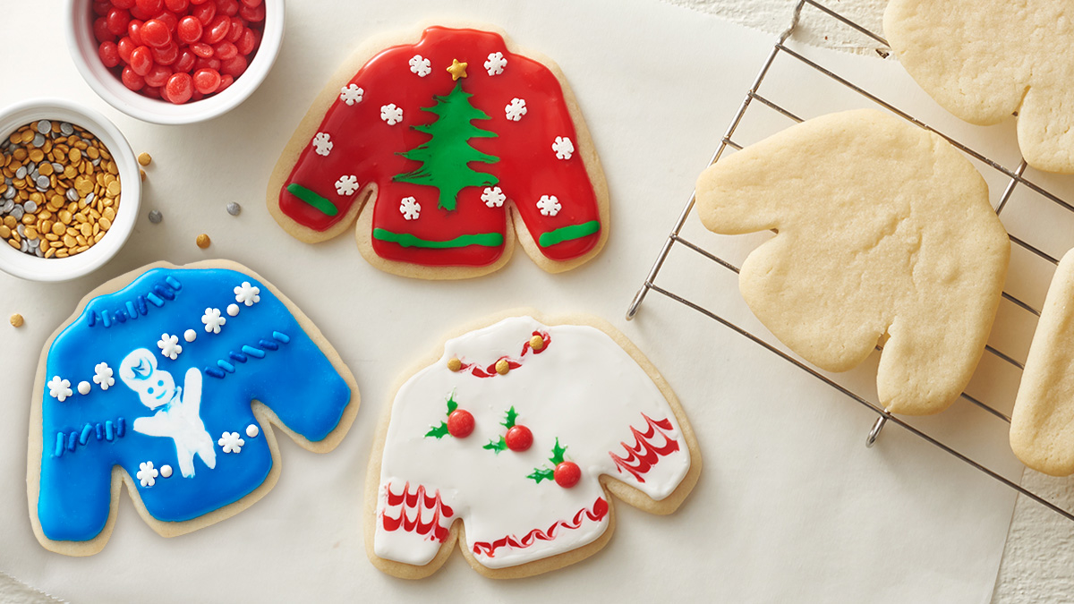 New! Ugly Christmas Sweater Sugar Cookies