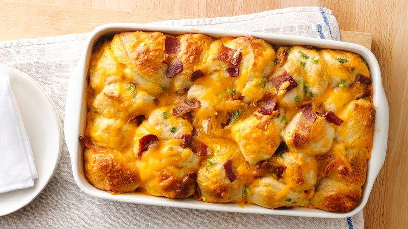 Bacon-Cheese Pull-Aparts Perfect for Family Brunch