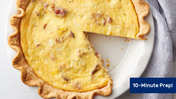 Brunch Made Easy: Our 5-Star Bacon and Cheese Quiche