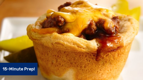 Muffin-Tin Meal: Grands!™ Cheesy BBQ Cups
