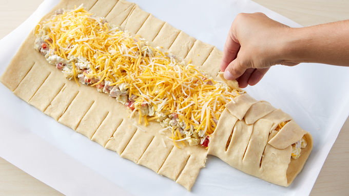 Grands!™ Crescents Ham and Egg Breakfast Braid