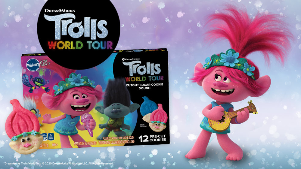 Trolls World Tour Movie + Cookies = A Day of\nFamily Fun