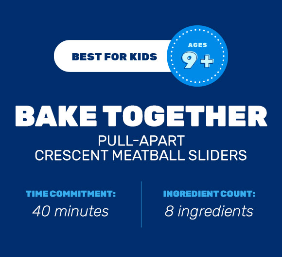 Pull-Apart Crescent Meatball Sliders