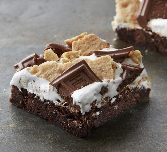 4IngredientHersheysSmoresBrownies