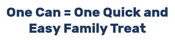 One Can=One Quick and Easy Family Treat