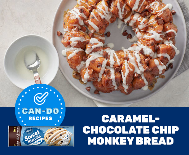Caramel-Chocolate Chip Monkey Bread