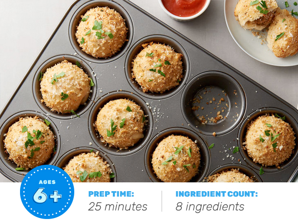 BAKE TOGETHER: Muffin-Tin Cheesy Meatball Biscuit Bombs