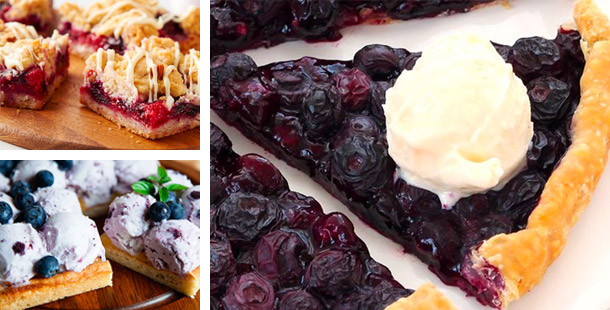 Fresh + Summery Blueberry Desserts