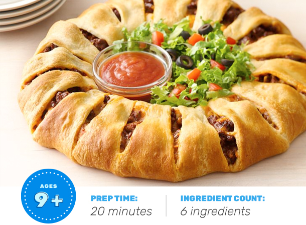 BAKE TOGETHER: Easy Taco Crescent Ring