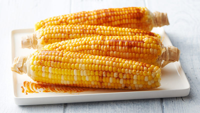 Grilled Corn with Spicy Butter