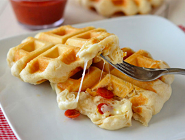 Pizza Waffles