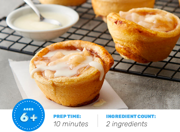 Bake Together: 2-Ingredient Apple Pie Cups
