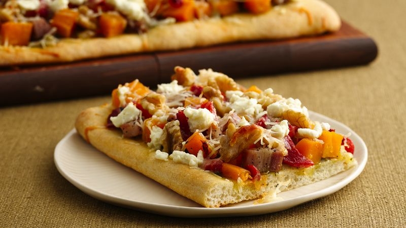Butternut Squash Pesto Pizza