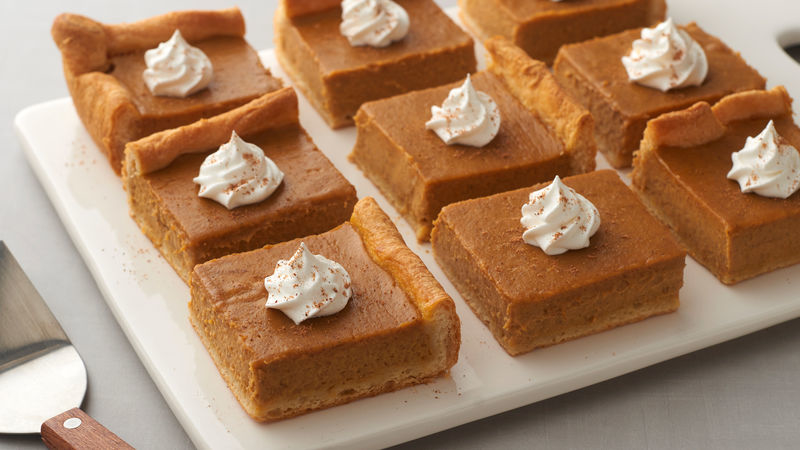 Made with Crescent Dough: Pumpkin Pie Bars