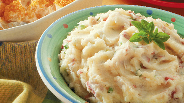 Quick and Easy Skin-On Mashed Potatoes