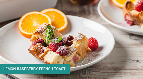 Lemon Raspberry French Toast