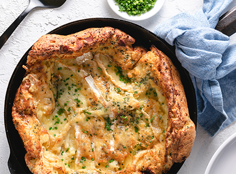 Bacon Camembert Dutch Baby