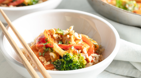 Peanut Chicken Stir Fry