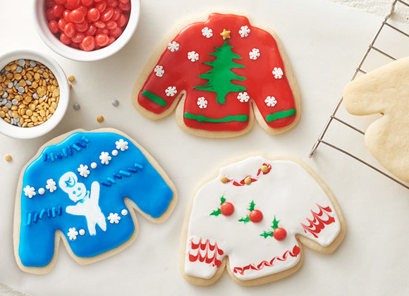 Ugly Sweater Sugar Cookies