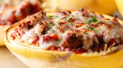 Spaghetti Squash Lasagna Bowls