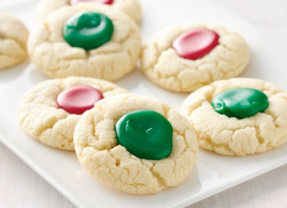 3-Ingredient Holiday Thumbprints