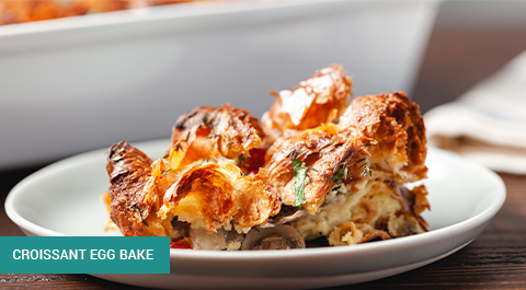 Croissant Egg Bake