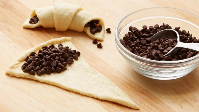 Chocolate-Filled Crescents