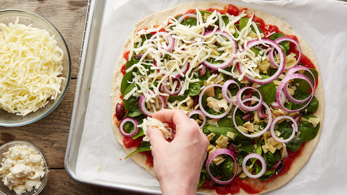 Greek Veggie Pizza