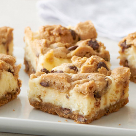 Chocolate Chip Cheesecake Bars