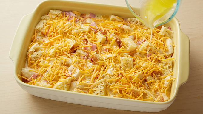 Overnight Muffin and Egg Casserole