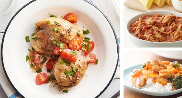 + More Slow-Cooker Chicken Recipes with 5 Ingredients or Less