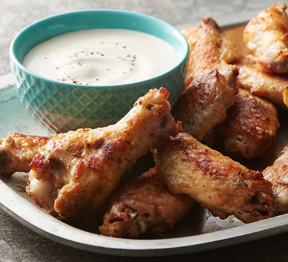 3-Ingredient Ranch Chicken Wings