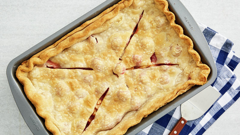 Apple-Raspberry Slab Pie