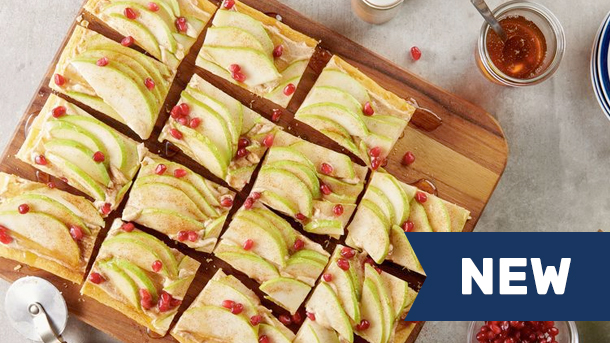 Spiced Pear and Pomegranate <br>Crescent Pizza