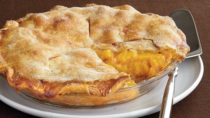 Brown Sugar-Cinnamon Peach Pie
