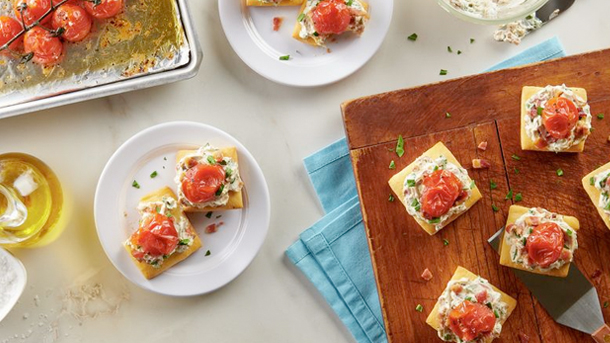 NEW App for Dinner: BLT Crescent Tartlets