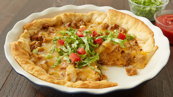 Turkey Taco Crescent Bake