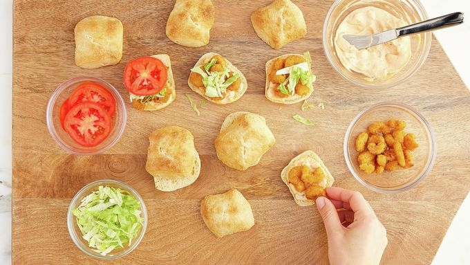 New! Shrimp Po’Boy Sliders