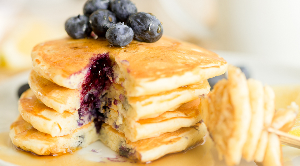 Lemon Blueberry Pancakes recipe