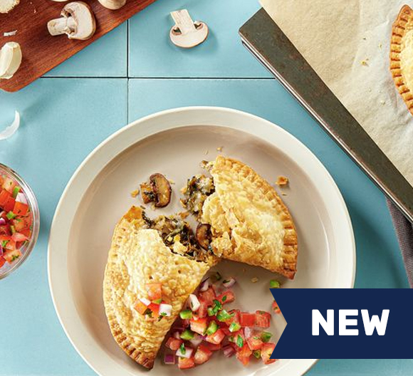 Spinach Mushroom Empanadas