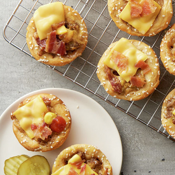 Bacon Cheeseburger Biscuit Cups