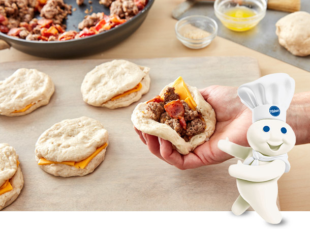 Bacon Cheeseburger Biscuit Bombs