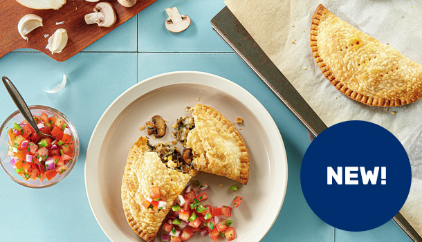 Spinach Mushroom Empanadas