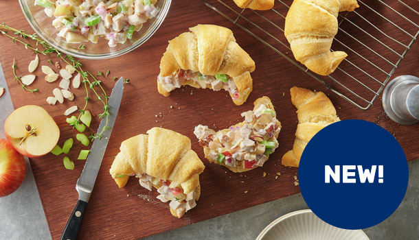 Greek Yogurt Chicken Salad Crescent Sandwiches