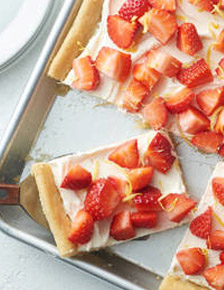 Strawberry-Lemonade Sugar Cookie Sheet-Pan Bars