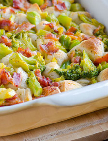 Bacon-Broccoli-Cheese Bubble-Up Bake