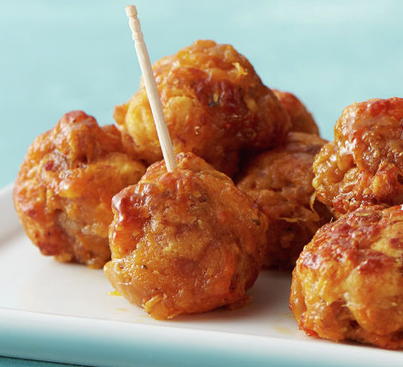 Air Fryer Sausage Crescent Cheese Balls