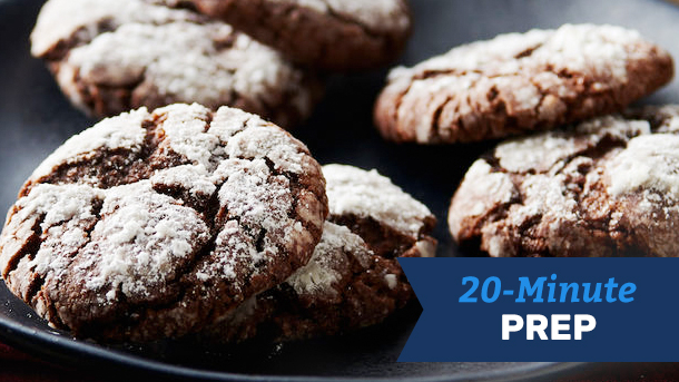 Easy Chocolate Crinkle Cookies