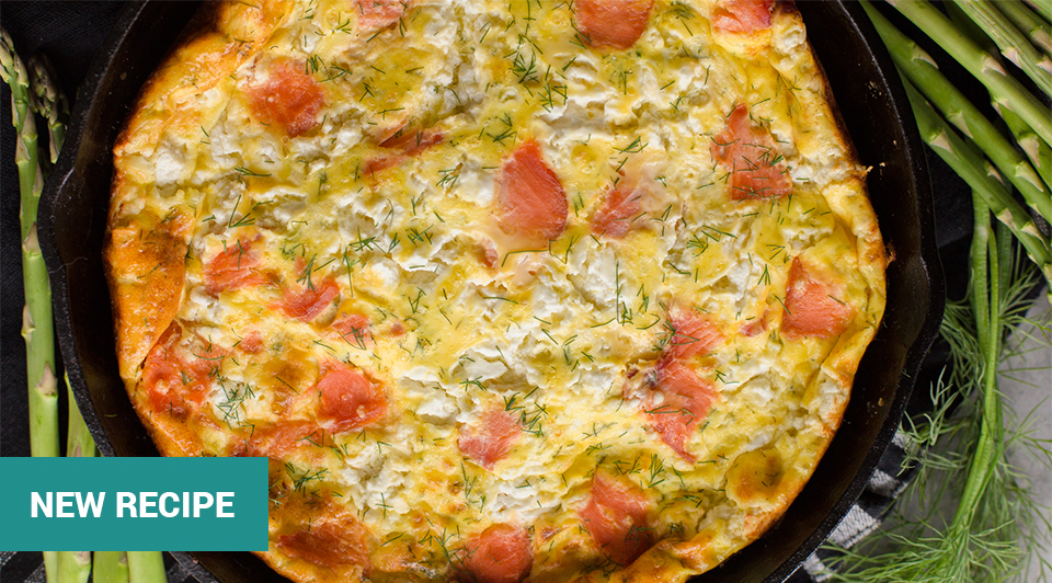 Smoked Salmon Frittata