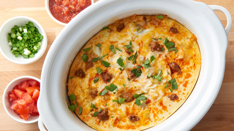 Slow-Cooker Tex-Mex Breakfast Casserole